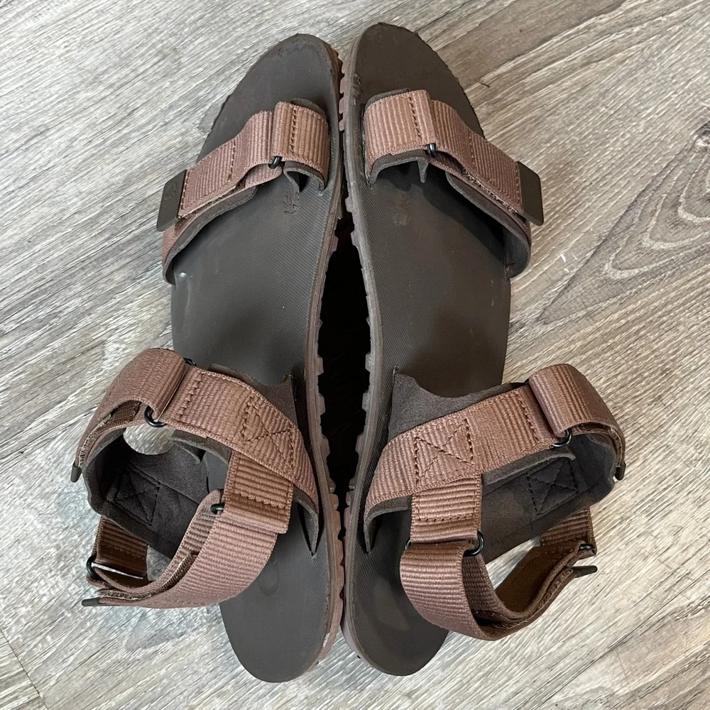 Xero Shoes D-Trail Mens 9 Brown Minimalist Barefoot Hiking Sport Sandals